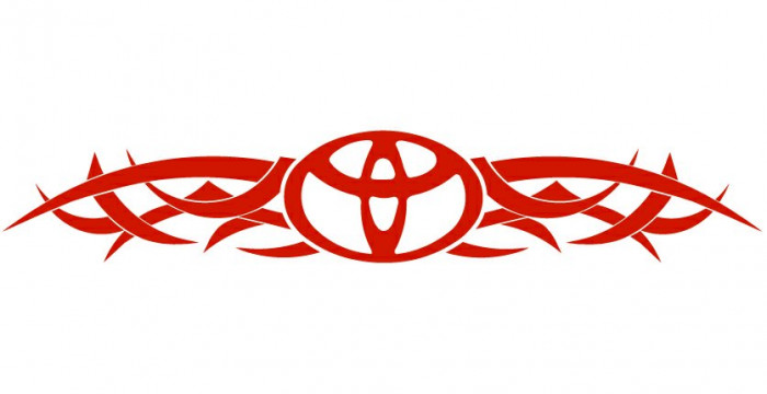 Toyota Tribal v2 Decal Sticker