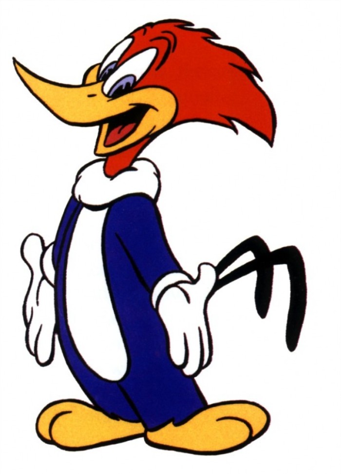 Woody woodpecker original color sticker 66 - Pro Sport Stickers