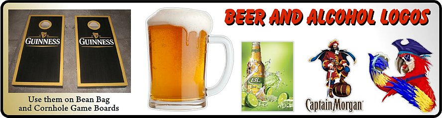 BEER, BOOZE & Soda Logos