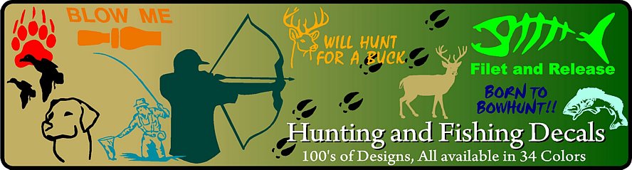 Hunting & Fishing Decals