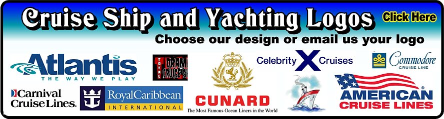 Cruise Ship, Yacht Club & Resort Logos