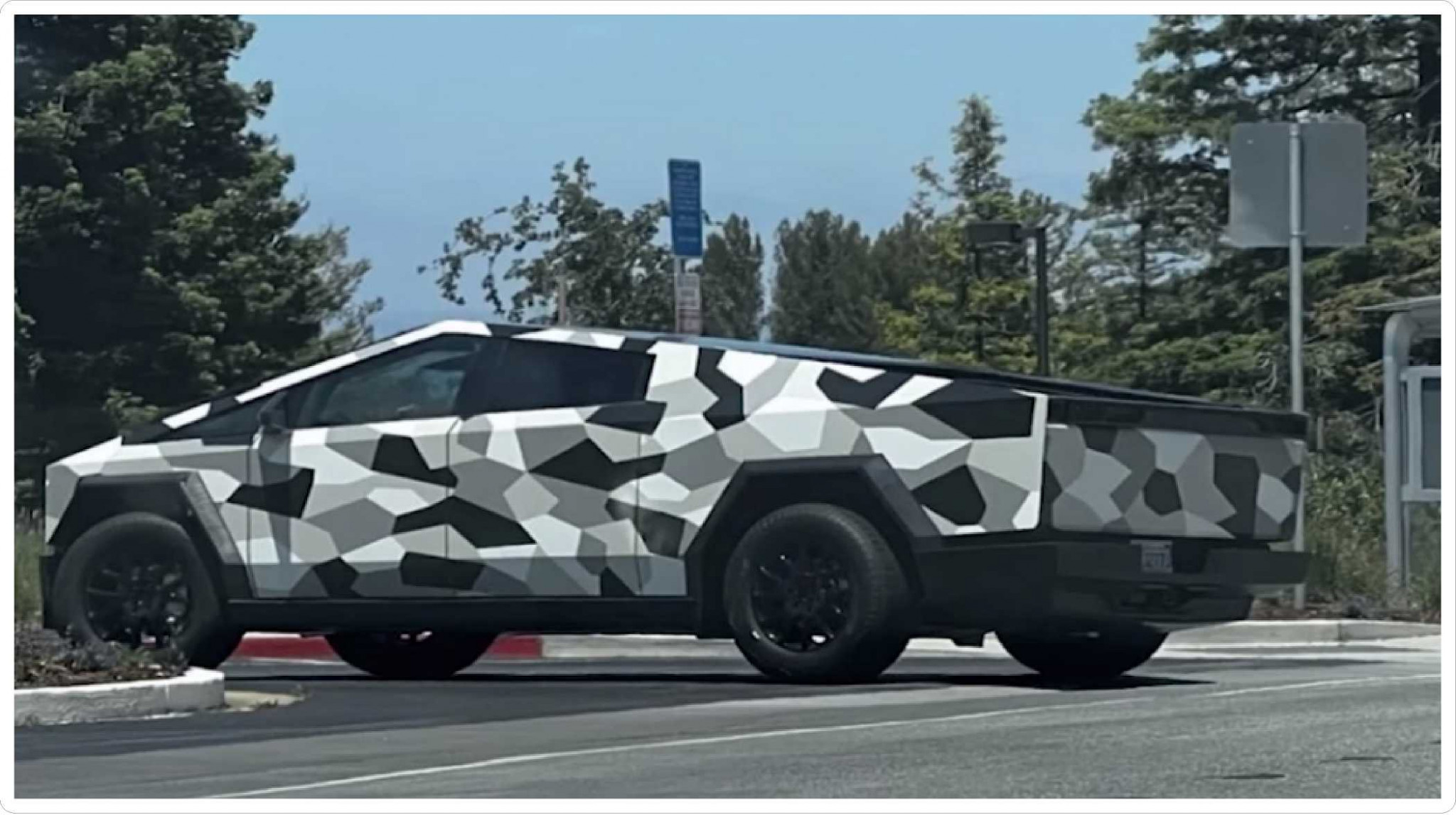 CYBERTRUCK WRAP TESLA CAMO CYBERTRUCK STICKER Pro Sport Stickers