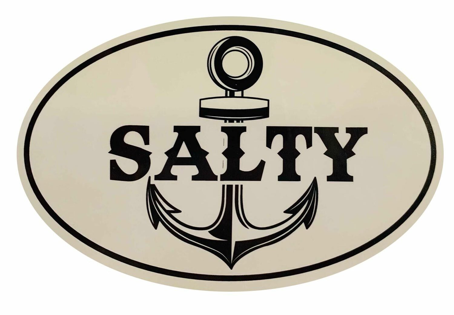 WEST MARINE Salty Oval Boat Sticker Pro Sport Stickers