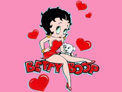 Betty Boop Cartoon Sticker 5