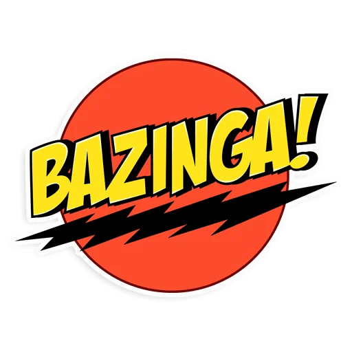 Big Bang Theory Bazinga Logo