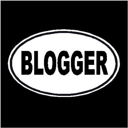 Blogger Oval Decal