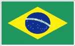 Brazil 2 Flag Sticker