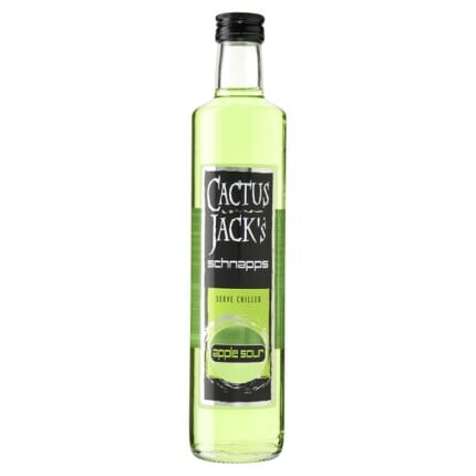 Cactus Jack Schnapps Apple Sour Bottle