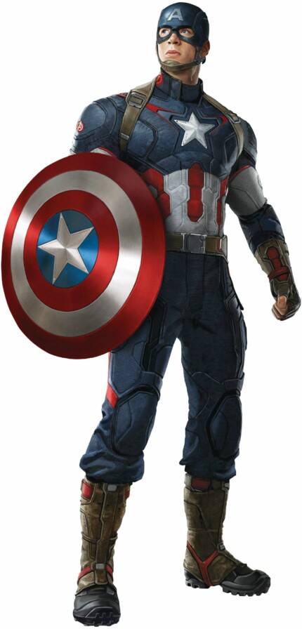 Captain America COLOR STICKER 77