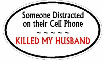 DISTRACTED DRIVER OVAL - Husband