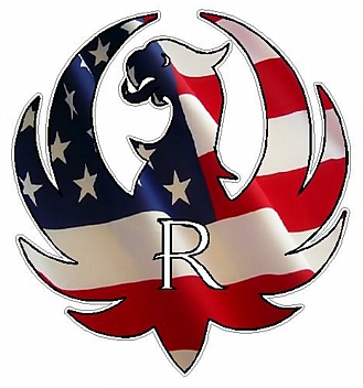 Gun Logo R - Flag USA