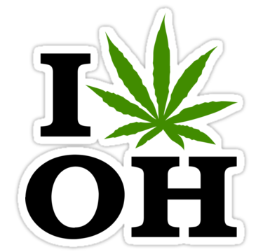 I Marijuana Ohio Sticker
