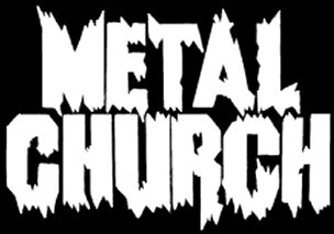 metal church die cut band decal