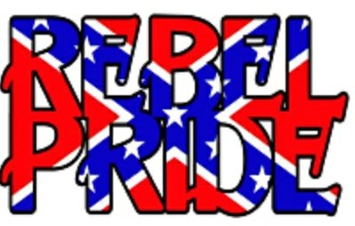 REBEL PRIDE Dixie Flag Sticker