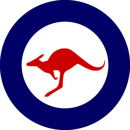 Royal Australian Air Force round sticker