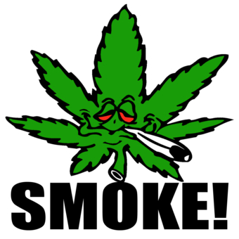 smoke_da_weed_FUNNY CAR STICKER
