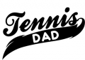 Tennis Dad Sport Spirit Decal