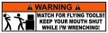 Tool Box Funny Warning Sticker 3