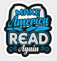 TRUMP Make America Read Again Parody Sticker