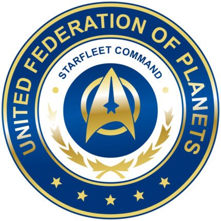 Starfleet command sticker
