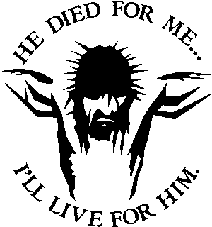 Diecut Jesus Sticker