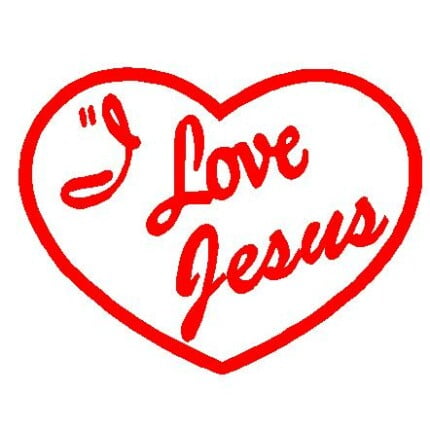I Love Jesus Decal