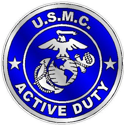 ACTIVE DUTY MILITARY FILLS blue