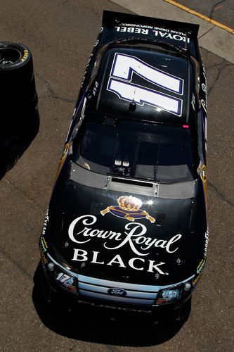 Crown Royal Black 17 Race Car Sticker