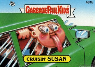 Cruisin SUSAN Funny Sticker Name Decal