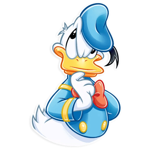 donald duck daisy duck disney cartoon sticker 13