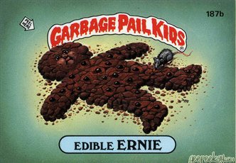 Edible ERNIE Funny Sticker Name Decal
