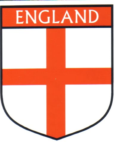 England Flag Crest Decal Sticker