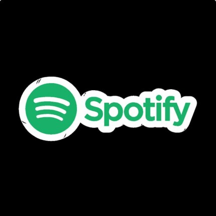 Spotify Full Logo Music Sticker