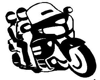 Gold Wing Motorcycle Diecut Decal