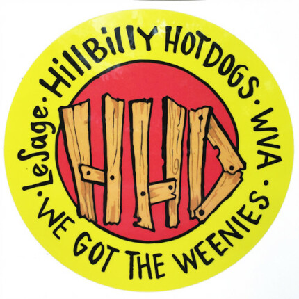 Hillbilly Hot Dogs HHD Logo Sticker
