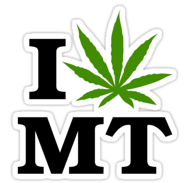 I Marijuana Montana Sticker