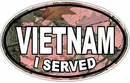 I Served Vietnam FILLS Camo Nature Pink