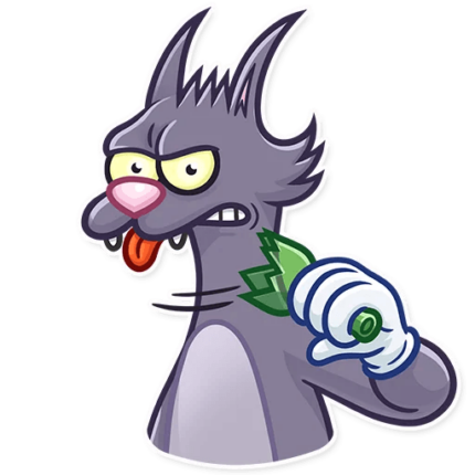itchy and scratchy funny cartoon sticker 24