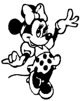 Minnie Mouse Decal 3