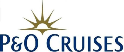 P and O cruise line logo sticker