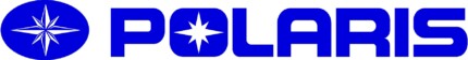 Polaris Logo with Text Die Cut Decal