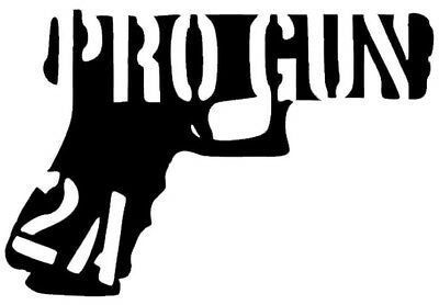 Pro-Gun-Funny-Car-Truck-Window-Vinyl-Decal