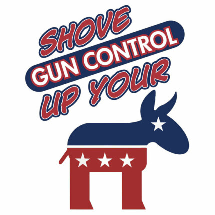 Shove Gun Control Color Sticker