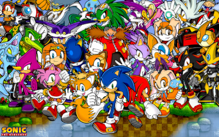 sonic the hedgehog complete cartoon cast