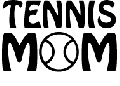 Tennis Mom Sport Spirit Decal