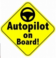 TESLA Autopilot on Board Sticker