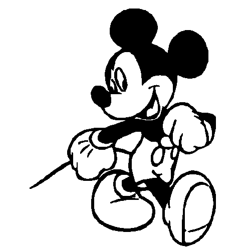 Mickey marching