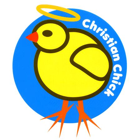 Christian Chick Color Vinyl Sticker