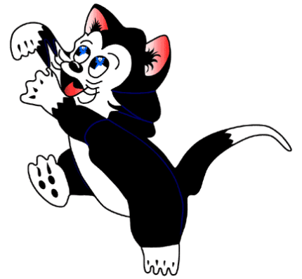 Figaro Cat Sticker