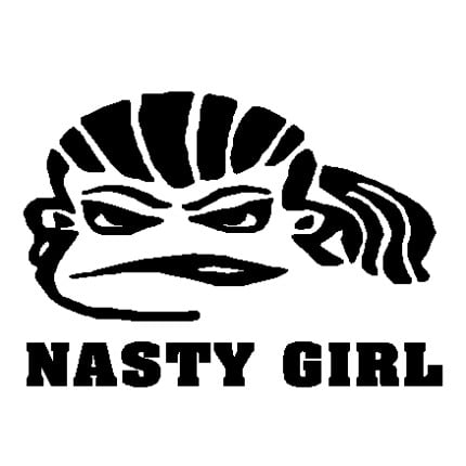 Nasty Girl Vinyl Sticker - 491